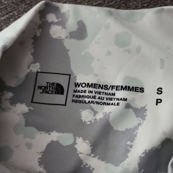 The North Face White and Gray Patterned Leggings Full Length Small - Picture 2 of 6